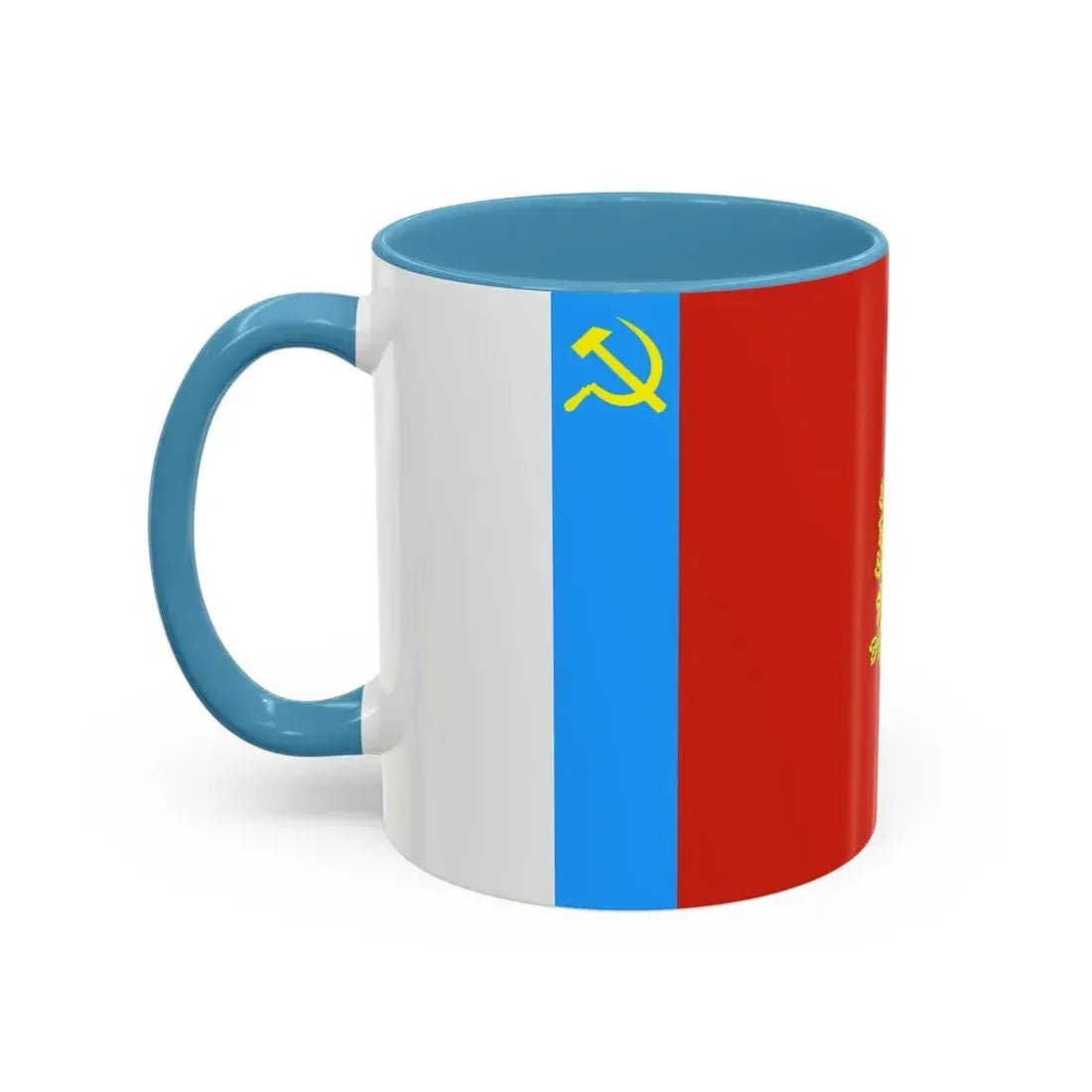 Flag of Vladimir Oblast Russia - Accent Coffee Mug - Go Mug Yourself