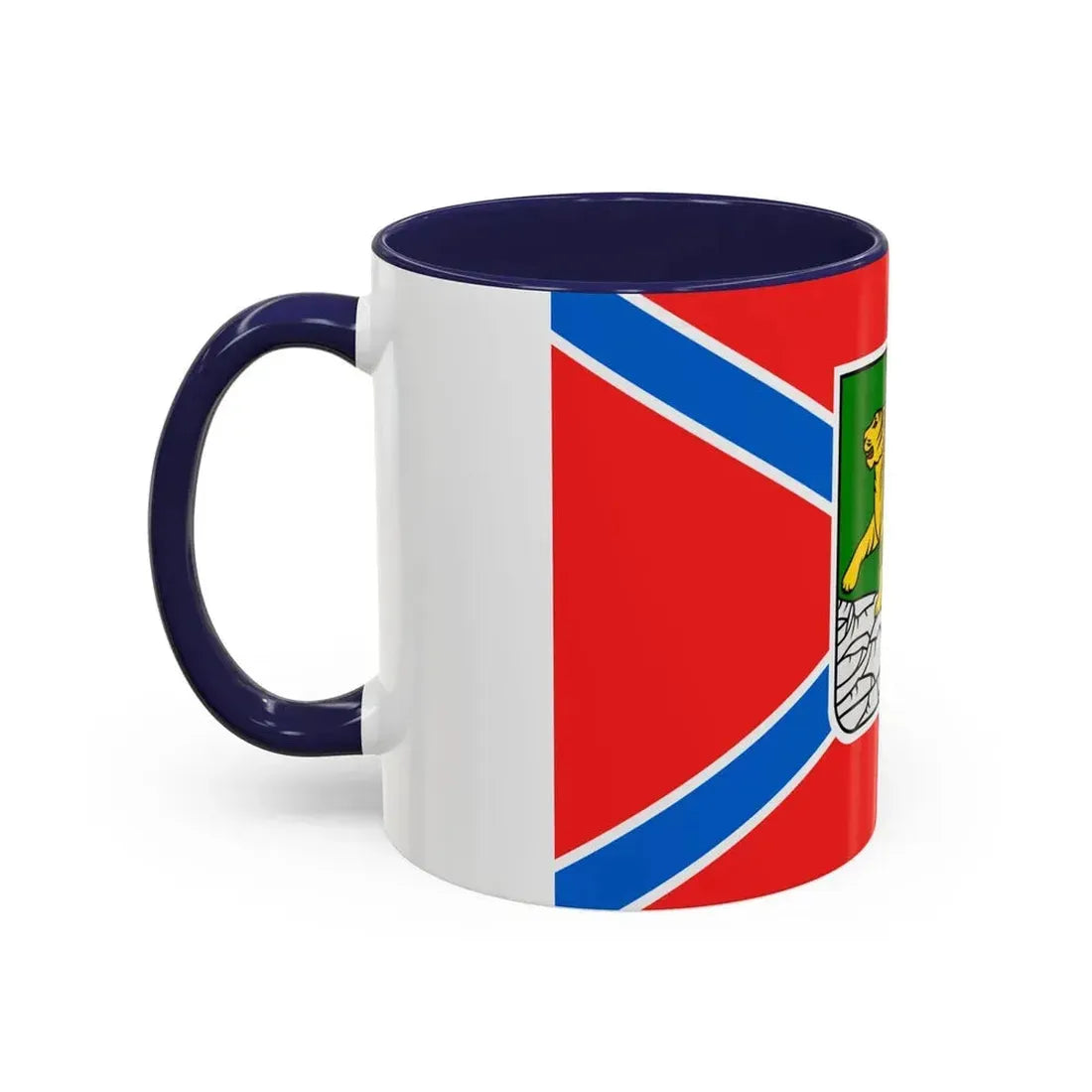 Flag of Vladivostok Russia - Accent Coffee Mug - Go Mug Yourself