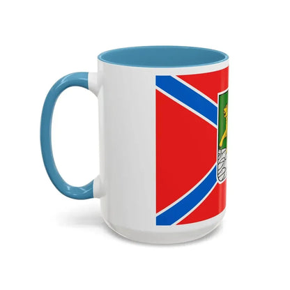 Flag of Vladivostok Russia - Accent Coffee Mug - Go Mug Yourself