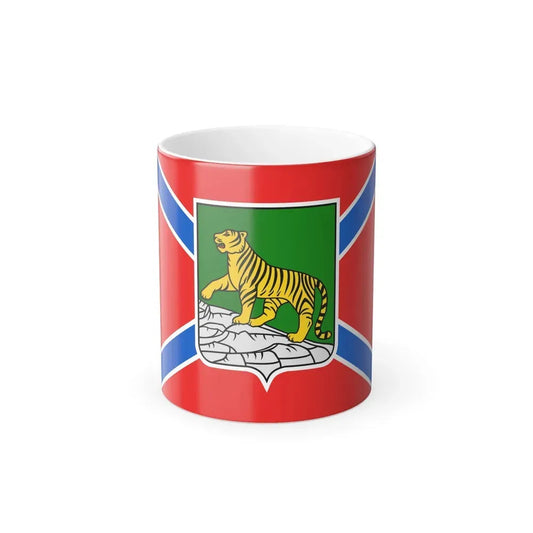 Flag of Vladivostok Russia - Color Changing Coffee Mug 11oz - Go Mug Yourself
