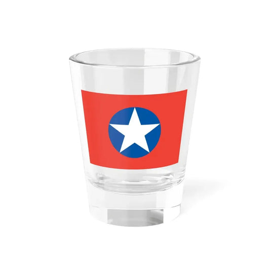 Flag of VNQDD (Vietnam) Shot Glass 1.5oz 1.5oz - Go Mug Yourself