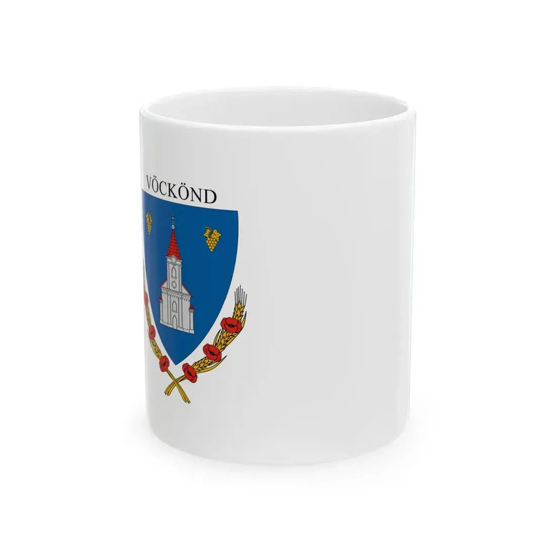 Flag of Vockond (Hungary) White Coffee Mug 11oz - Go Mug Yourself