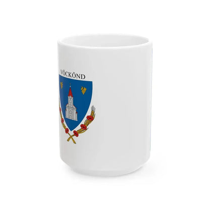 Flag of Vockond (Hungary) White Coffee Mug 15oz - Go Mug Yourself