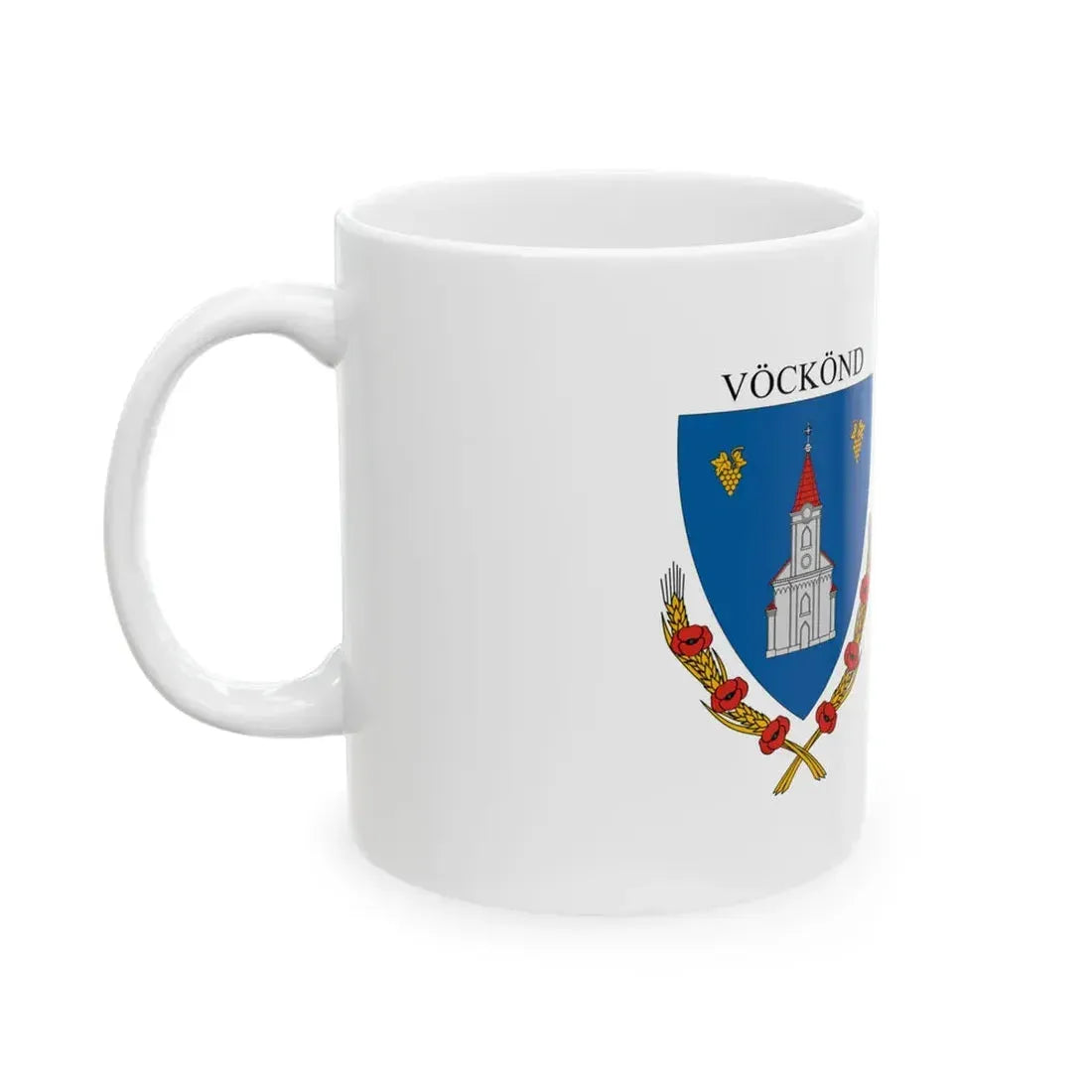 Flag of Vockond (Hungary) White Coffee Mug - Go Mug Yourself