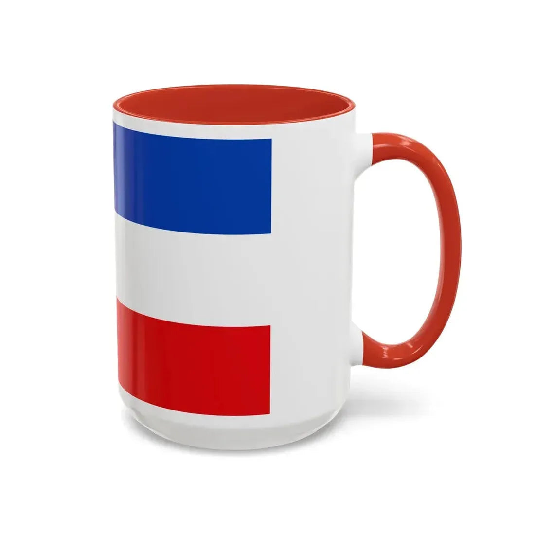 Flag of Vogelsbergkreis Germany - Accent Coffee Mug - Go Mug Yourself