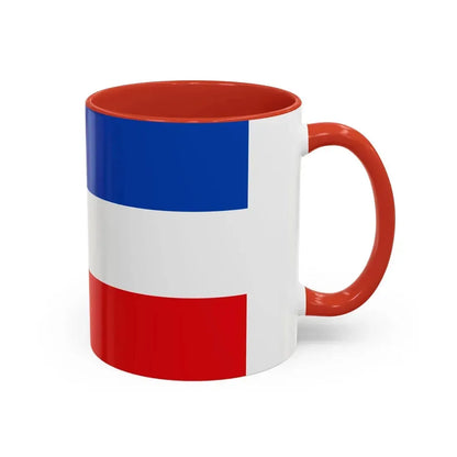 Flag of Vogelsbergkreis Germany - Accent Coffee Mug - Go Mug Yourself
