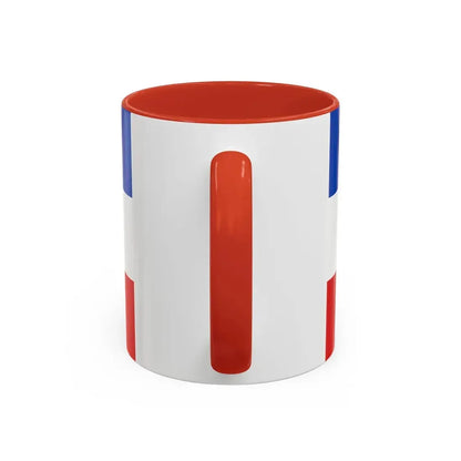 Flag of Vogelsbergkreis Germany - Accent Coffee Mug - Go Mug Yourself