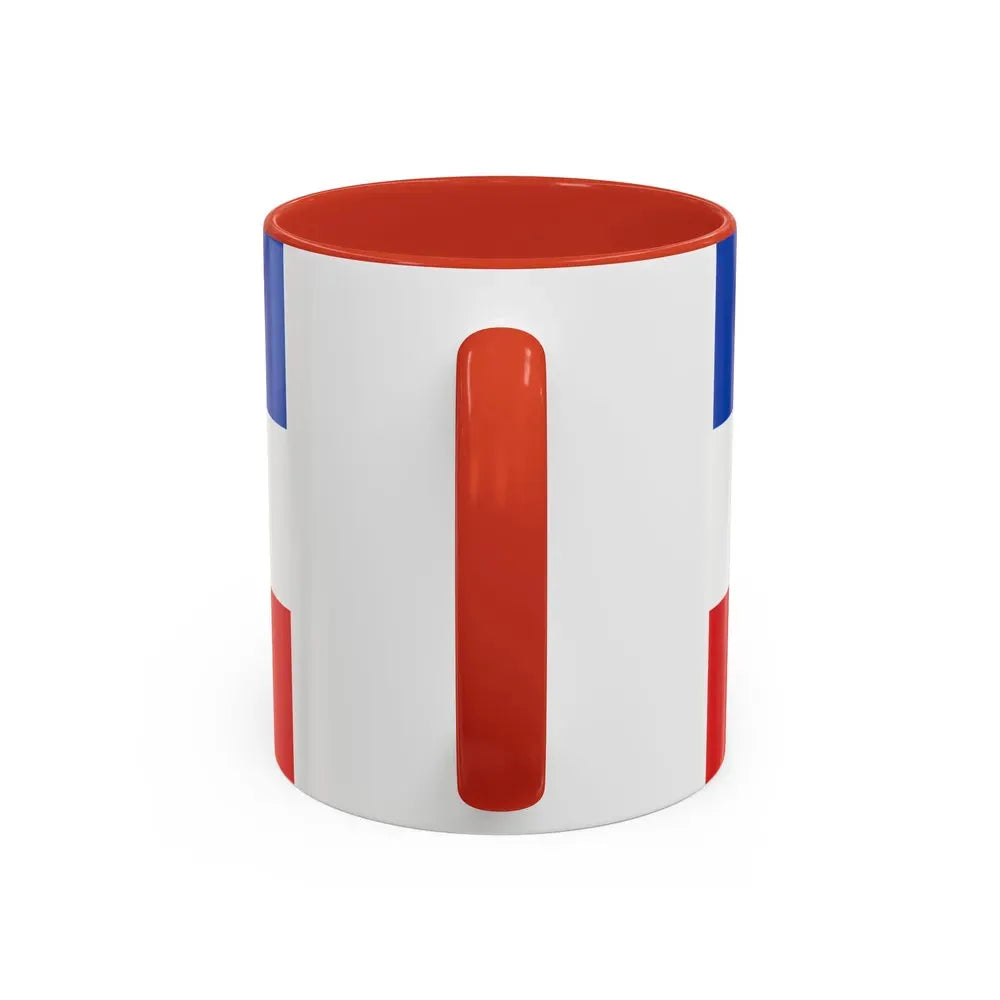 Flag of Vogelsbergkreis Germany - Accent Coffee Mug - Go Mug Yourself