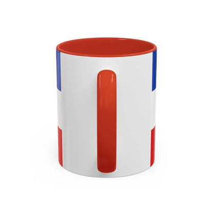 Flag of Vogelsbergkreis Germany - Accent Coffee Mug - Go Mug Yourself