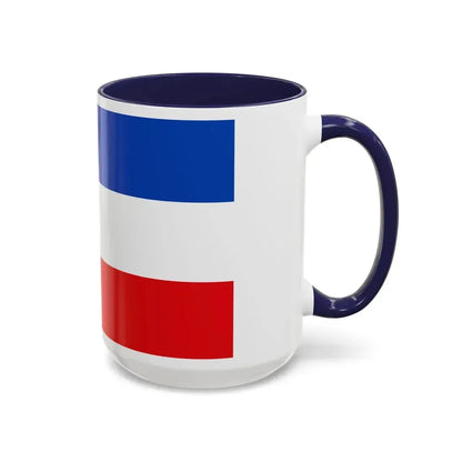Flag of Vogelsbergkreis Germany - Accent Coffee Mug - Go Mug Yourself