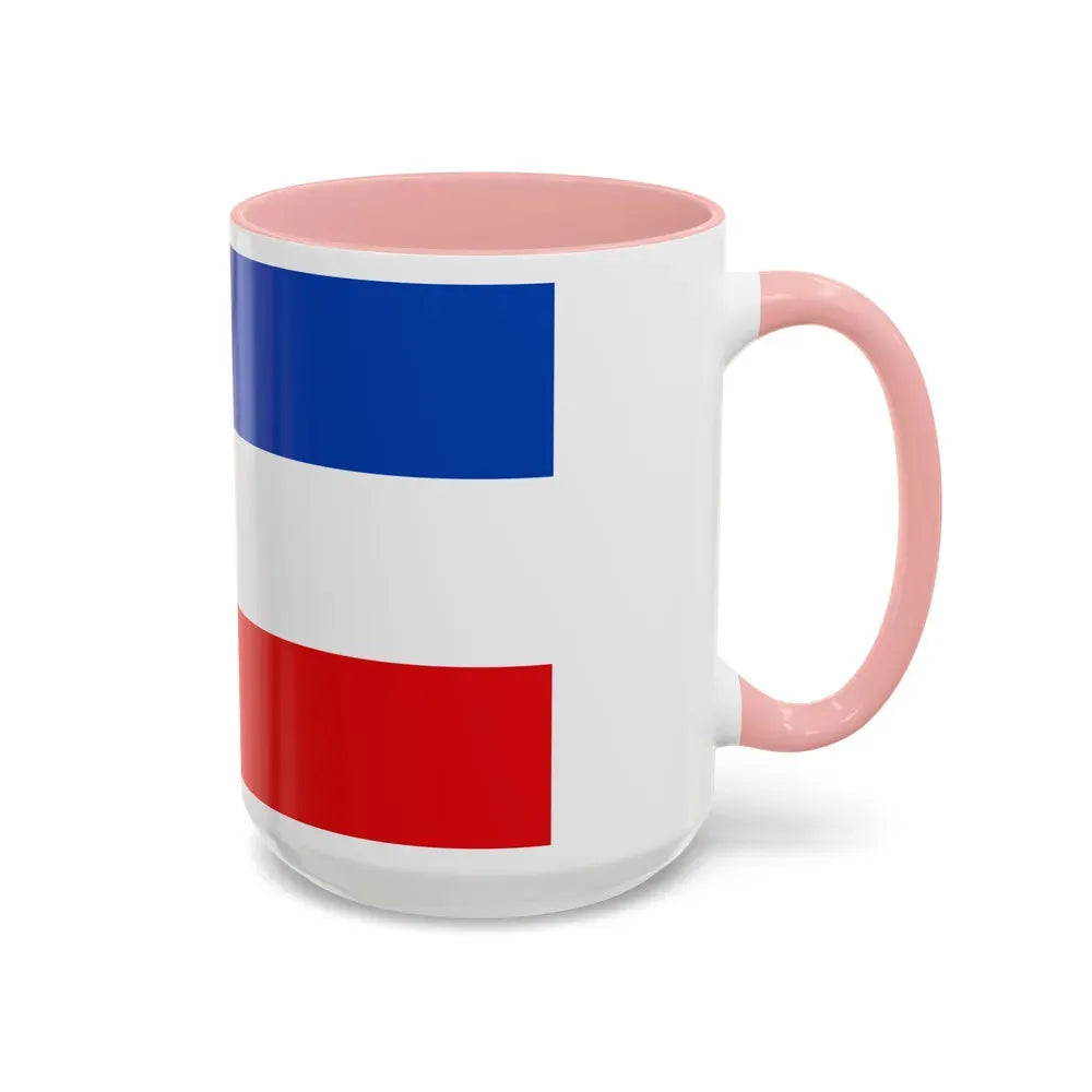 Flag of Vogelsbergkreis Germany - Accent Coffee Mug - Go Mug Yourself