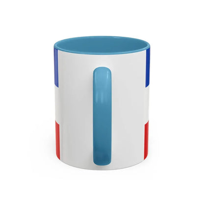 Flag of Vogelsbergkreis Germany - Accent Coffee Mug - Go Mug Yourself
