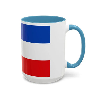 Flag of Vogelsbergkreis Germany - Accent Coffee Mug - Go Mug Yourself