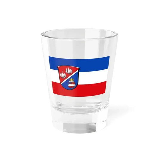 Flag of Vogelsbergkreis Germany - Shot Glass 1.5oz 1.5oz - Go Mug Yourself