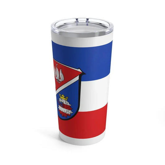 Flag of Vogelsbergkreis Germany - Tumbler 20oz 20oz - Go Mug Yourself