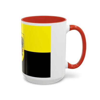 Flag of Vogtlandkreis Germany - Accent Coffee Mug - Go Mug Yourself
