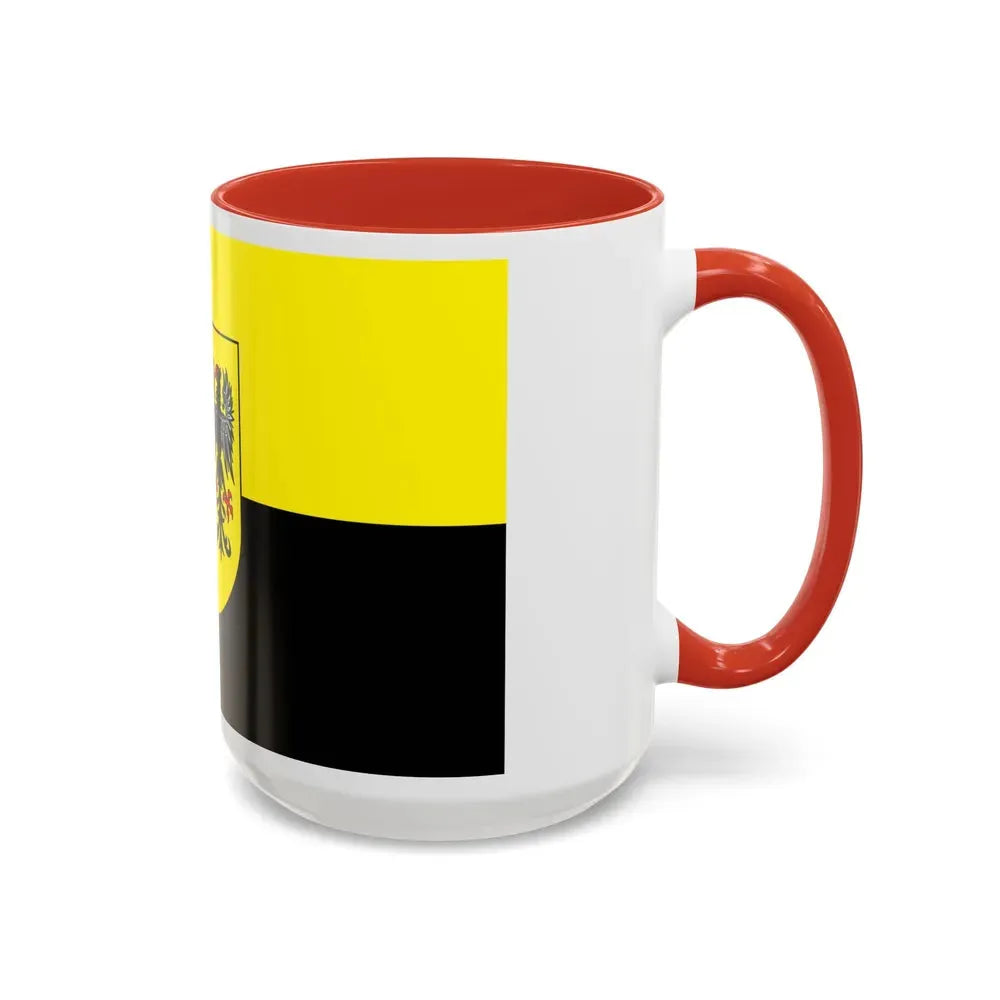 Flag of Vogtlandkreis Germany - Accent Coffee Mug - Go Mug Yourself