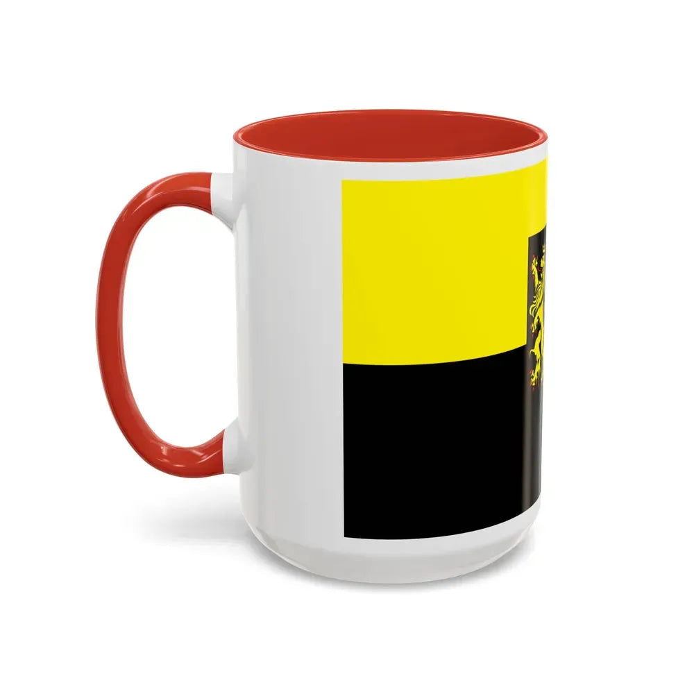 Flag of Vogtlandkreis Germany - Accent Coffee Mug - Go Mug Yourself