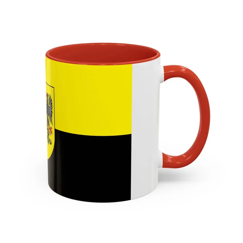 Flag of Vogtlandkreis Germany - Accent Coffee Mug - Go Mug Yourself