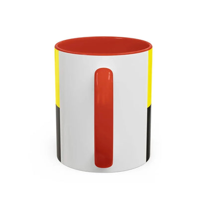 Flag of Vogtlandkreis Germany - Accent Coffee Mug - Go Mug Yourself