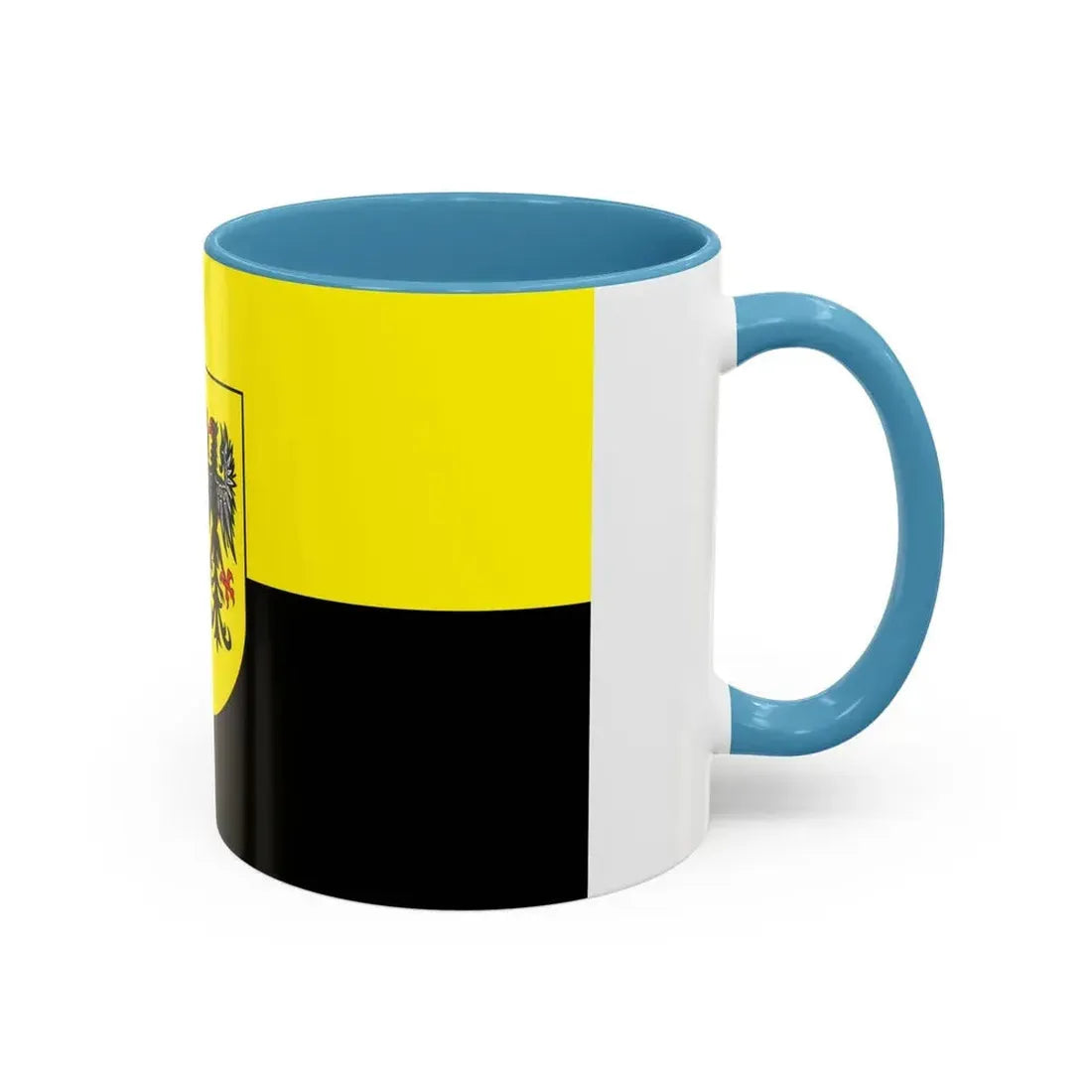 Flag of Vogtlandkreis Germany - Accent Coffee Mug - Go Mug Yourself