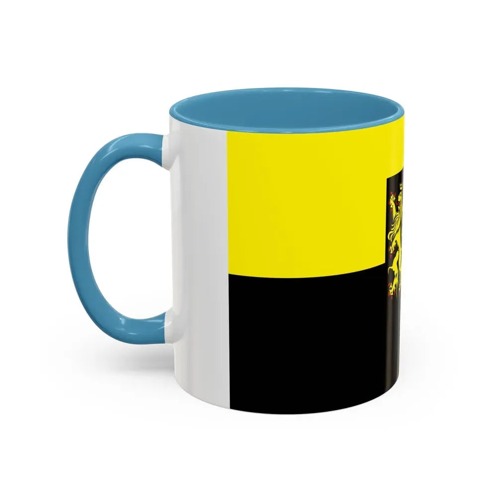 Flag of Vogtlandkreis Germany - Accent Coffee Mug - Go Mug Yourself