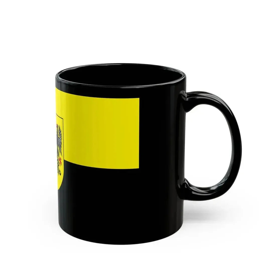 Flag of Vogtlandkreis Germany - Black Coffee Mug - Go Mug Yourself