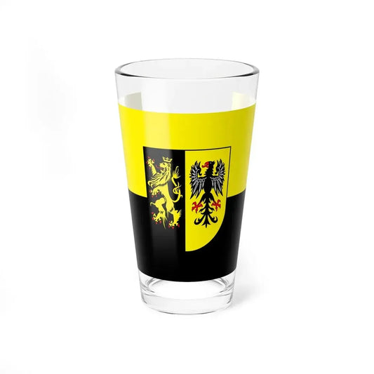 Flag of Vogtlandkreis Germany - Pint Glass 16oz 16oz - Go Mug Yourself