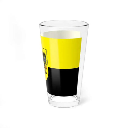 Flag of Vogtlandkreis Germany - Pint Glass 16oz - Go Mug Yourself