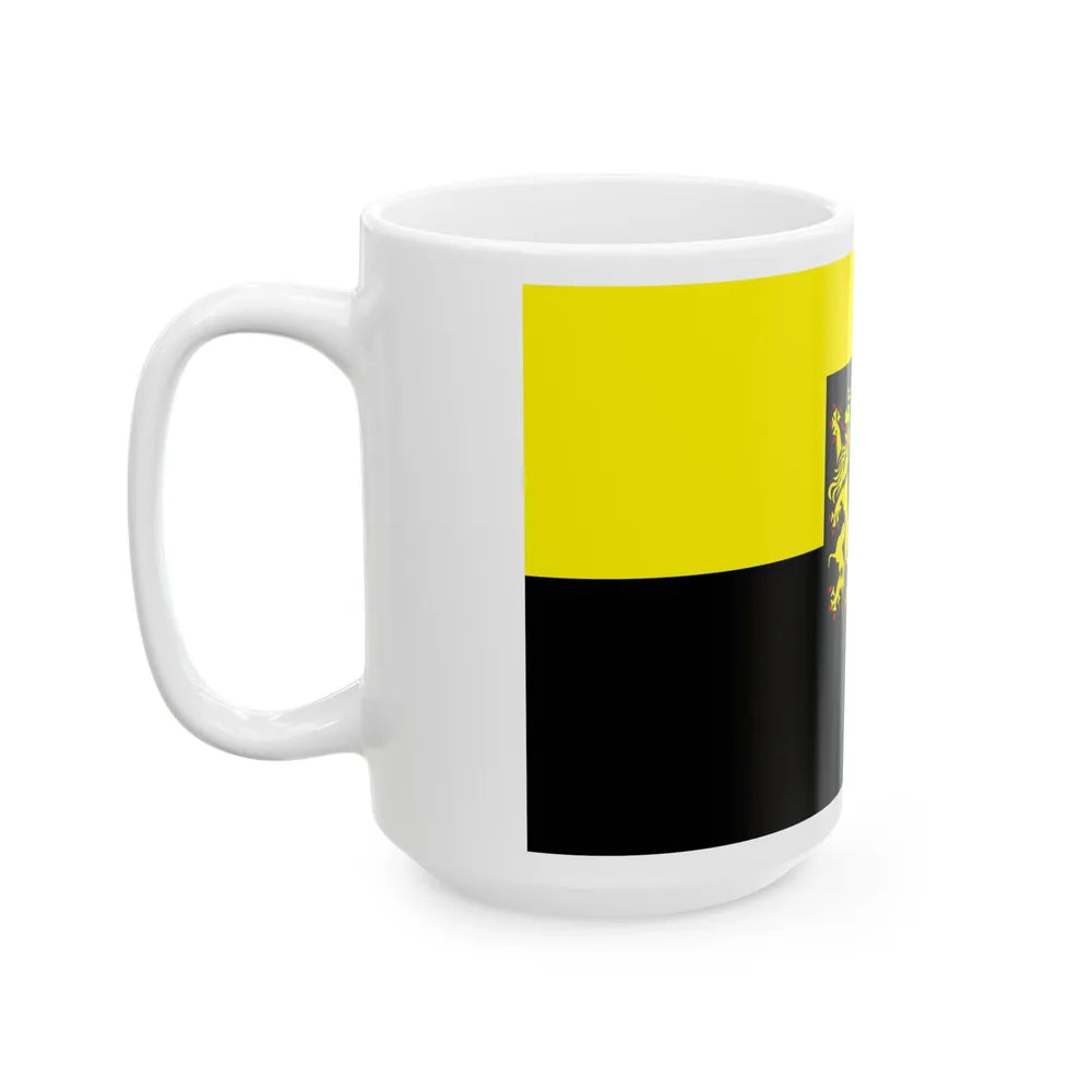 Flag of Vogtlandkreis Germany - White Coffee Mug-Go Mug Yourself