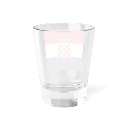 Flag of Vojskovodja Marchal in Independent State of Croatia (Croatia) Shot Glass 1.5oz - Go Mug Yourself