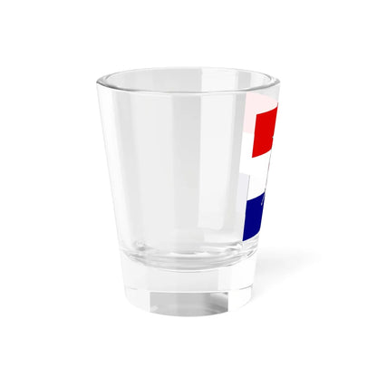 Flag of Vojskovodja Marchal in Independent State of Croatia (Croatia) Shot Glass 1.5oz - Go Mug Yourself