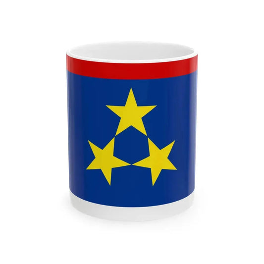 Flag of Vojvodina (Serbia) White Coffee Mug 11oz - Go Mug Yourself