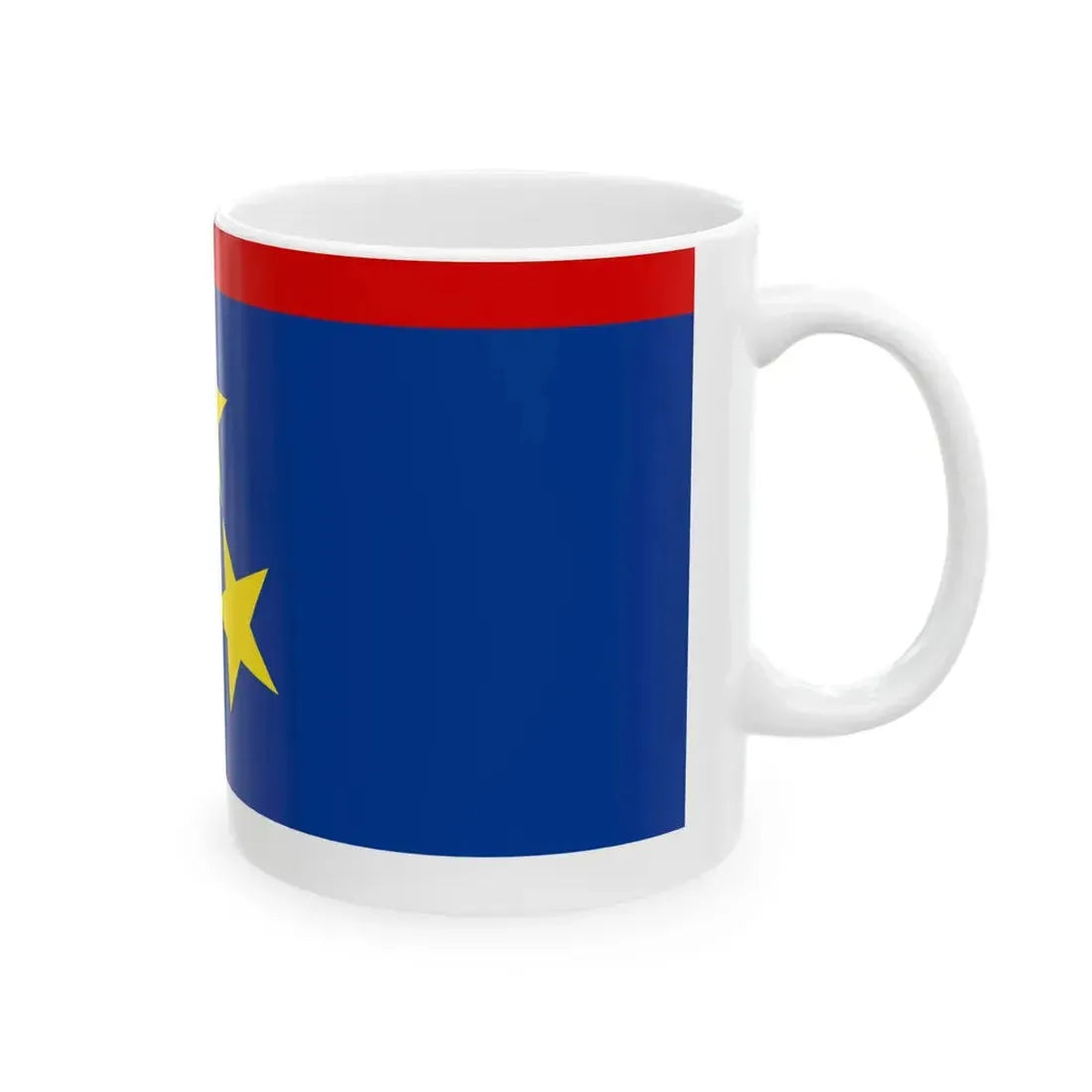 Flag of Vojvodina (Serbia) White Coffee Mug - Go Mug Yourself
