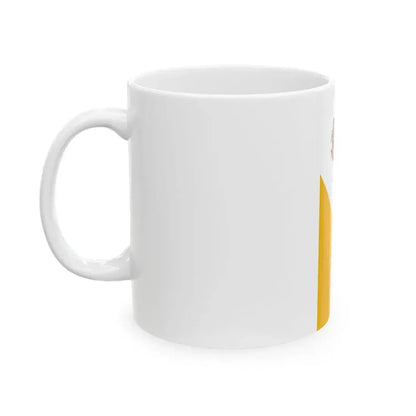 Flag of Vokany (Hungary) White Coffee Mug - Go Mug Yourself