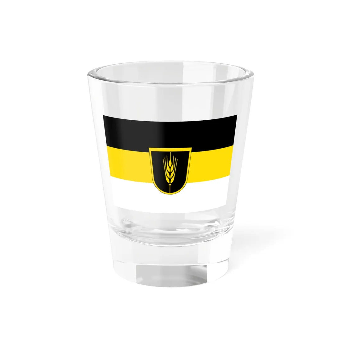 Flag of Volga Germans version (Russia) Shot Glass 1.5oz 1.5oz - Go Mug Yourself