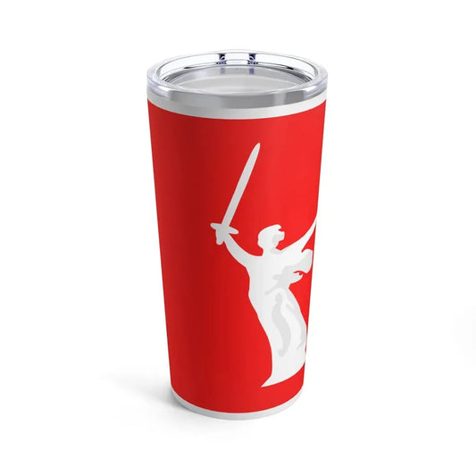 Flag of Volgograd Oblast Russia - Tumbler 20oz 20oz - Go Mug Yourself