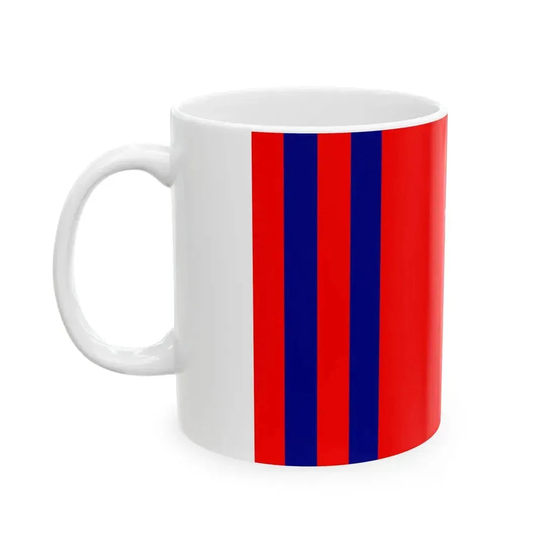 Flag of Volgograd Oblast (Russia) White Coffee Mug - Go Mug Yourself