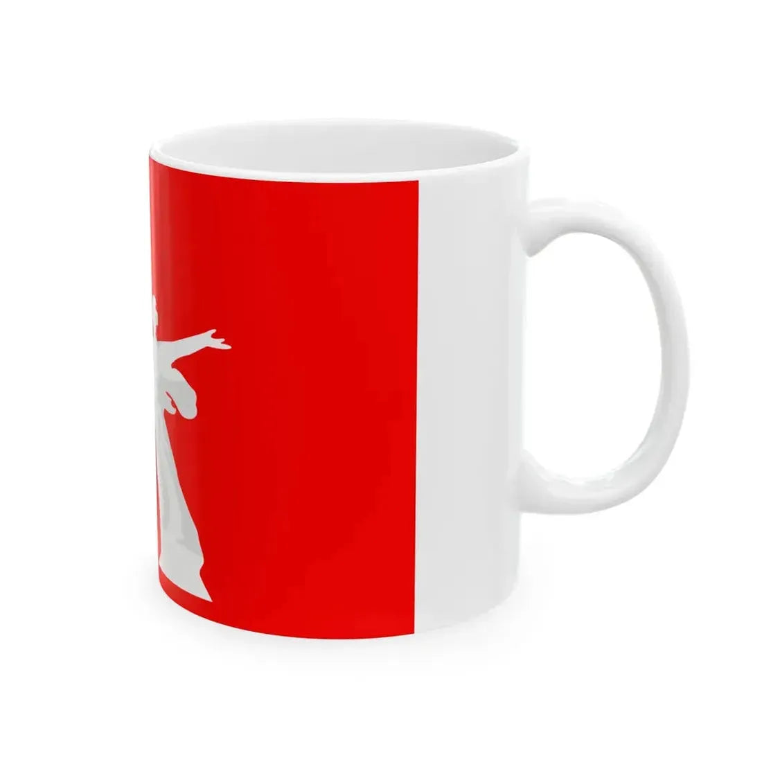 Flag of Volgograd Oblast (Russia) White Coffee Mug - Go Mug Yourself