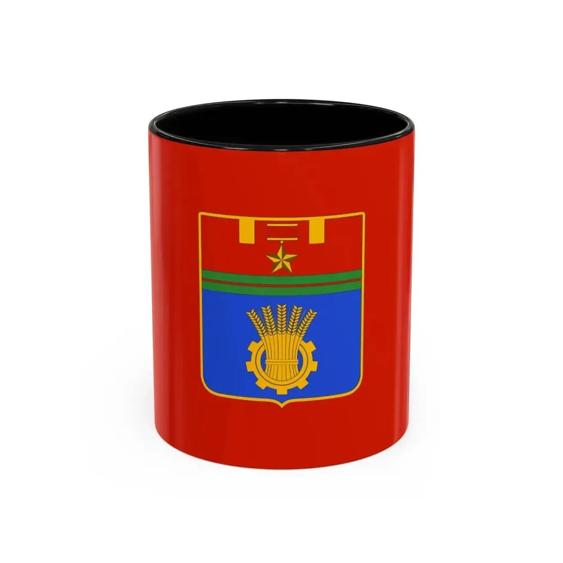 Flag of Volgograd Russia - Accent Coffee Mug 11oz Black - Go Mug Yourself