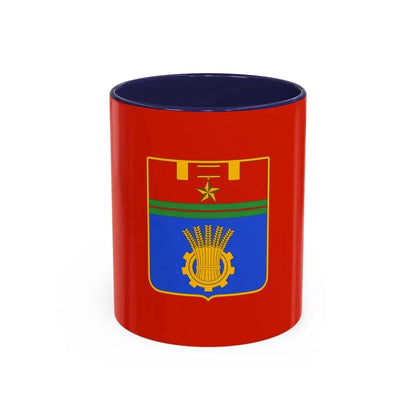 Flag of Volgograd Russia - Accent Coffee Mug 11oz Navy - Go Mug Yourself