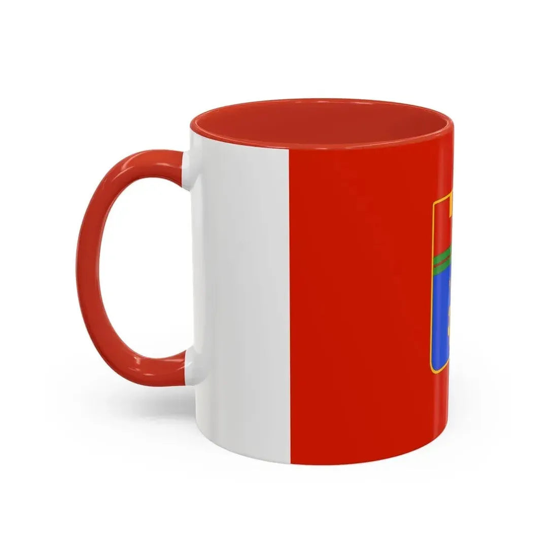 Flag of Volgograd Russia - Accent Coffee Mug - Go Mug Yourself