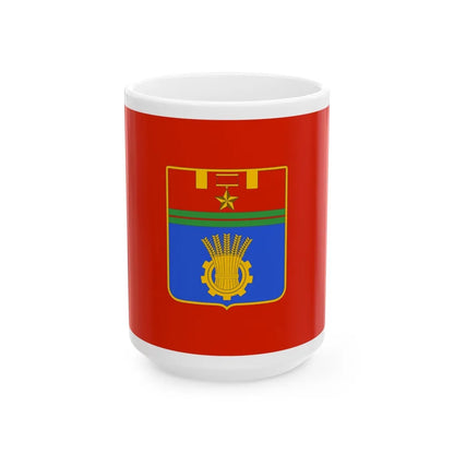 Flag of Volgograd Russia - White Coffee Mug-15oz-Go Mug Yourself