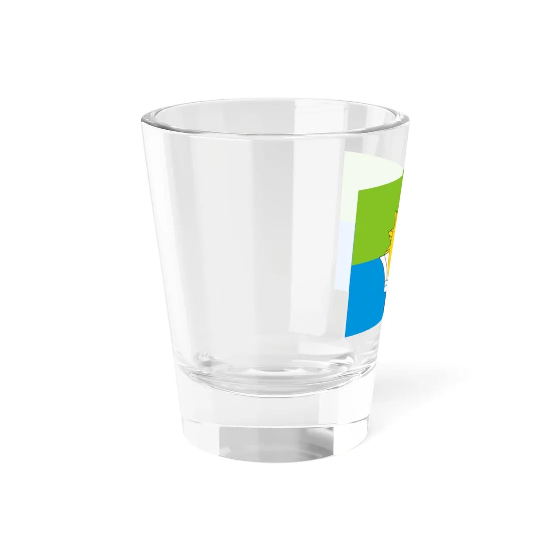 Flag of Volgorechensk Kostroma oblast (Russia) Shot Glass 1.5oz - Go Mug Yourself