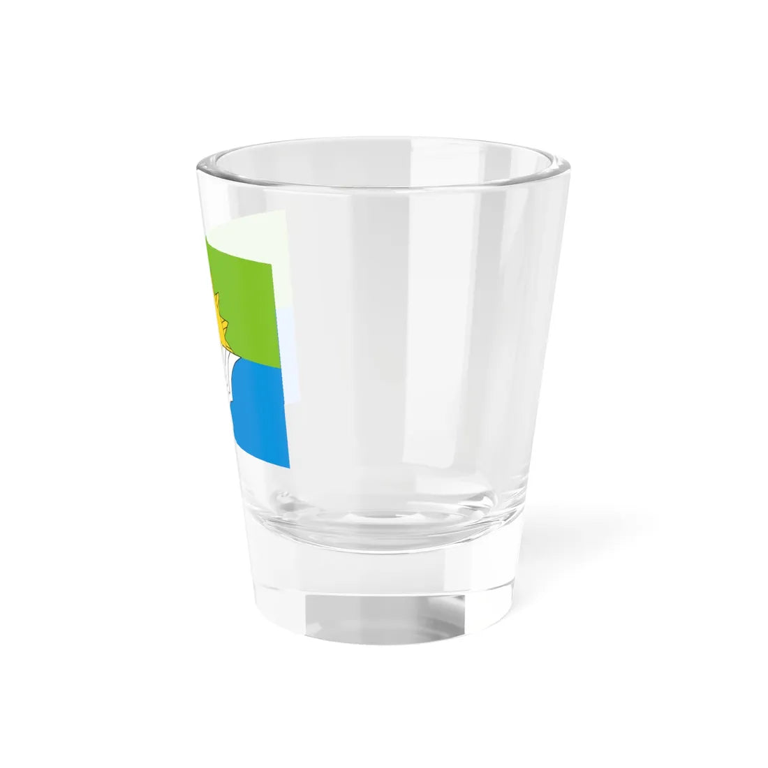 Flag of Volgorechensk Kostroma oblast (Russia) Shot Glass 1.5oz - Go Mug Yourself