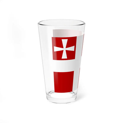 Flag of Volhynian Oblast (Ukraine) Pint Glass 16oz - Go Mug Yourself