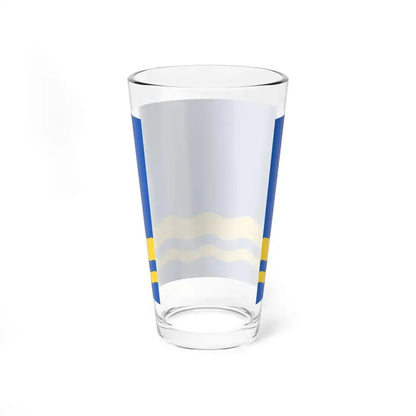 Flag of Volnovakha Raion Ukraine (Ukraine) Pint Glass 16oz - Go Mug Yourself
