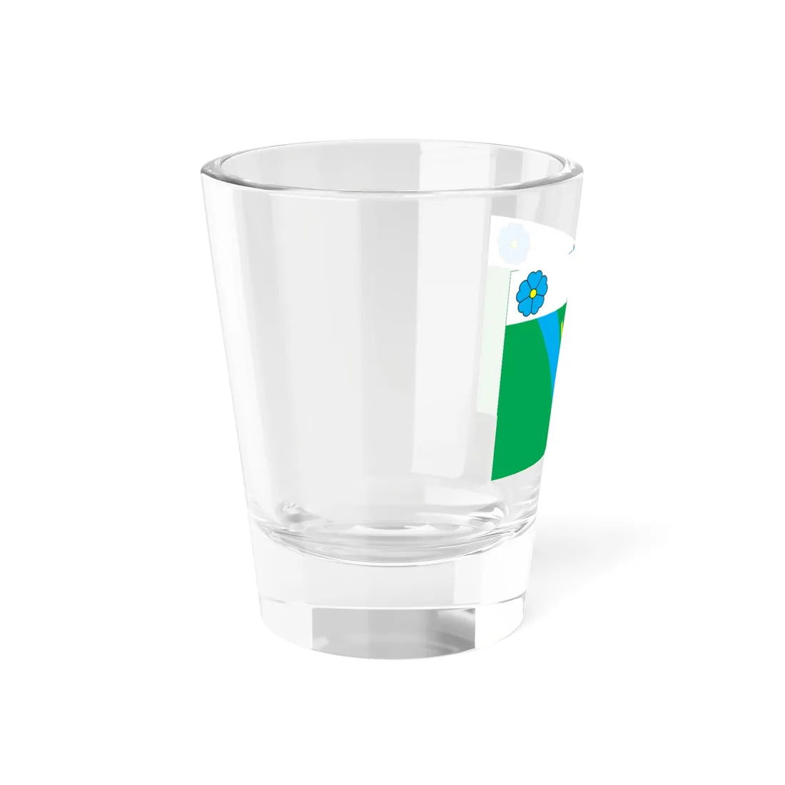 Flag of Volodymyrets raion (Ukraine) Shot Glass 1.5oz - Go Mug Yourself