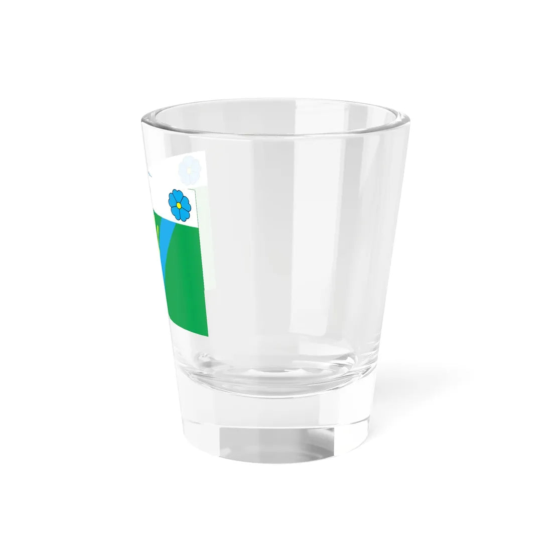 Flag of Volodymyrets raion (Ukraine) Shot Glass 1.5oz - Go Mug Yourself