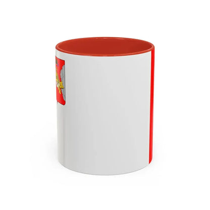 Flag of Vologda Oblast Russia - Accent Coffee Mug 11oz Red - Go Mug Yourself